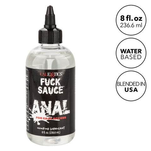 Fuck Sauce Anal Numbing Water Based Lubricant 236.6 ml - Anal Lubes