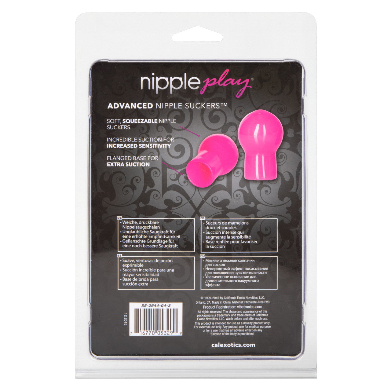 CalExotics Advanced Womens Nipple Suckers Pink Breast and Nipple Toys