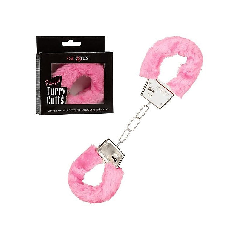 Playful Furry Cuffs by California Exotics - Cuffs and Restraints