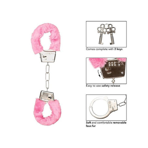 Playful Furry Cuffs by California Exotics - Cuffs and Restraints
