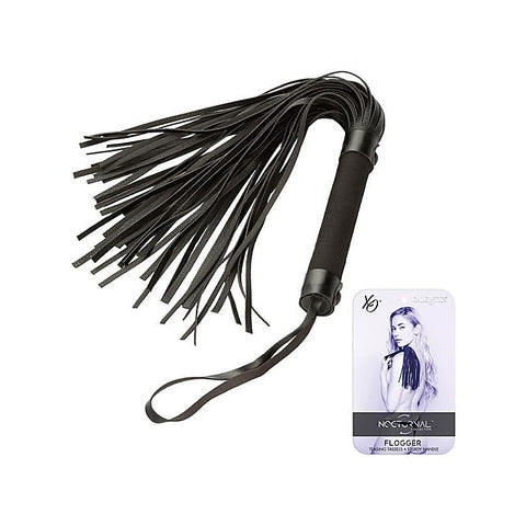 Nocturnal Collection Soft Tassels & Sturdy Handle Flogger
