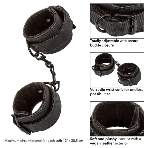 California Exotics Boundless Fetish Play Wrist Cuffs - Cuffs and Restraints
