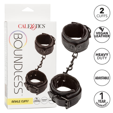 CalExotics Boundless BDSM Play Ankle Cuffs - Cuffs and Restraints