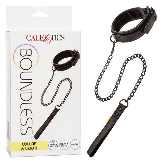 California Exotics Boundless Bondage Collar and Leash - Collars and Leads