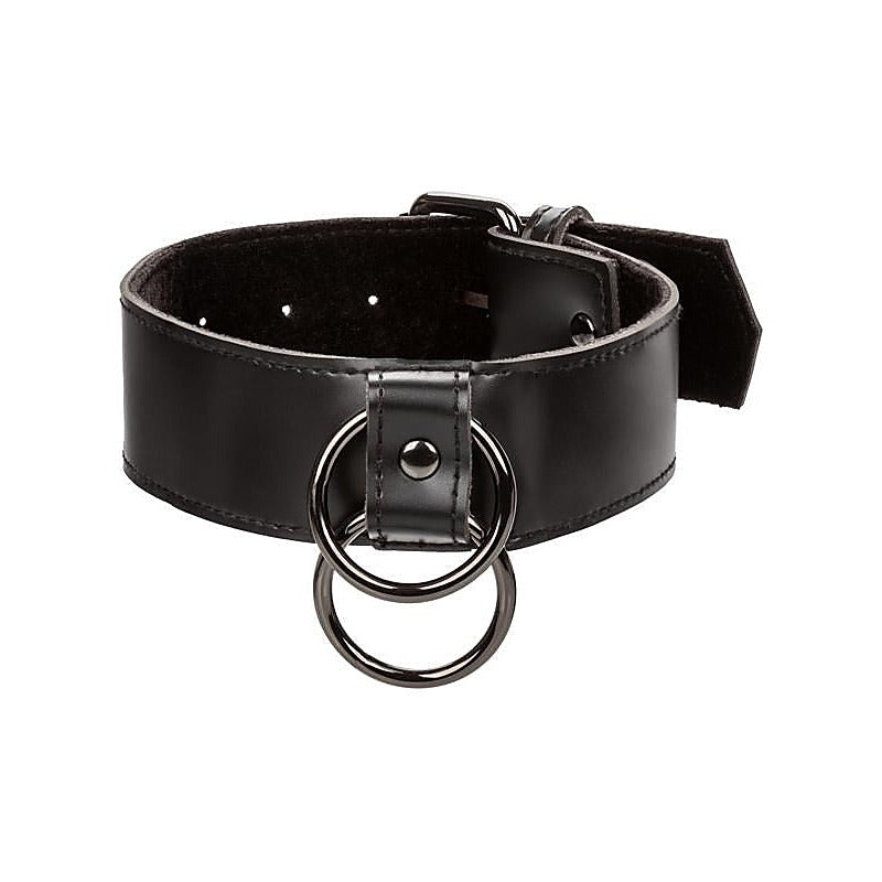 BDSM Collar With Chain Leash by California Exotics - Collars and Leads