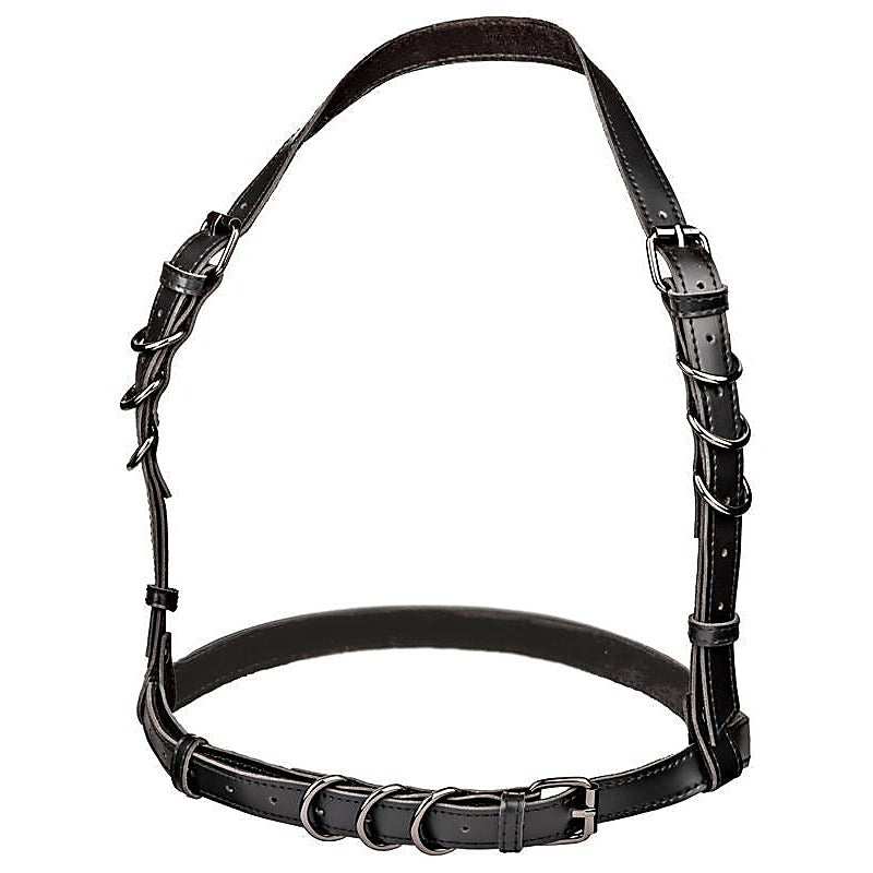 Premium Halter Buckle Harness by California Exotics - Her Fetish