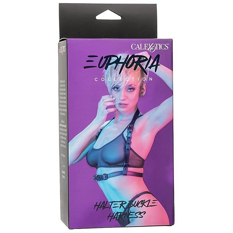 Premium Halter Buckle Harness by California Exotics - Her Fetish