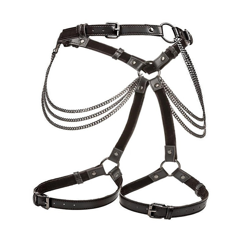Euphoria Collection Multi Chain Adjustable Thigh Harness - Her Fetish