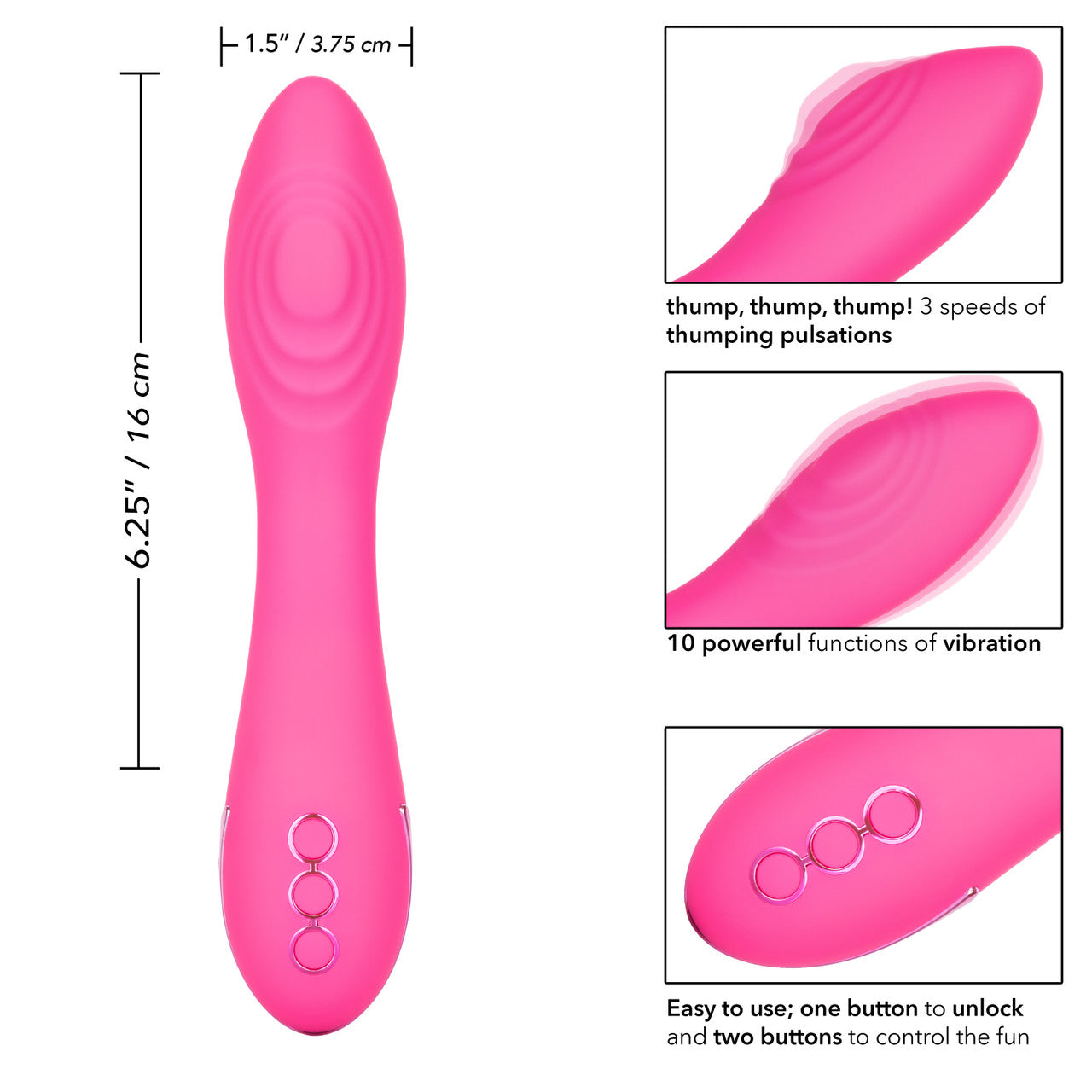 California Dreaming Surf City Centerfold G Spot Vibrator G-Spot Vibrators