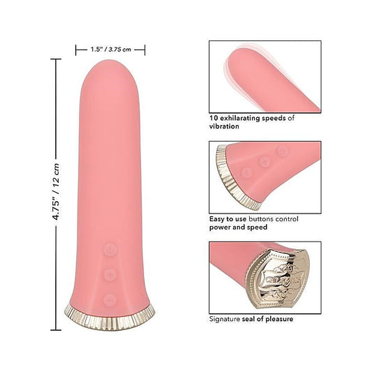 Uncorked Rose Rechargeable Bullet Vibrator - Bullet Vibrators