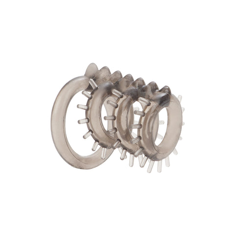Dr. Joel Kaplan Support Master Triple Tickler Cock Rings - Cock Rings