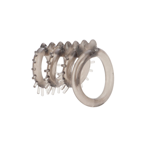 Dr. Joel Kaplan Support Master Triple Tickler Cock Rings - Cock Rings