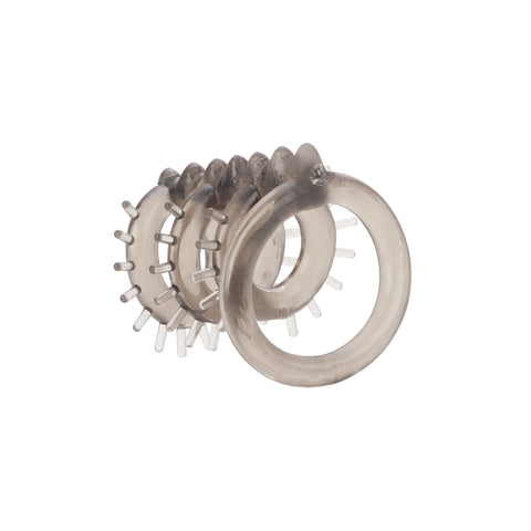 Dr. Joel Kaplan Support Master Triple Tickler Cock Rings - Cock Rings