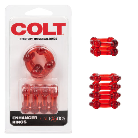 Colt Buckshot Stretchy Mens Silcone Cock Rings - Cock Rings