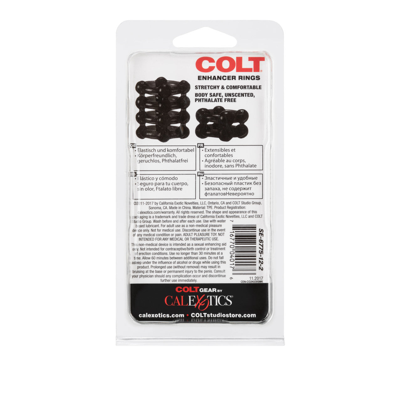 Colt Buckshot Stretchy Mens Silcone Cock Rings Cock Rings