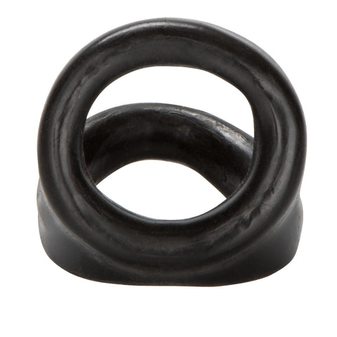 Colt Snug Tugger Erection Enhancer Cock Ring Black - Stretchy Cock Rings