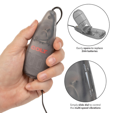 COLT Multi-Speed Power Pak Bullet Vibrator - Remote Control Vibrators