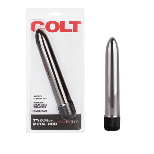 Colt Metal 7 Inches Waterproof Bullet Vibrator - Metal Vibrators