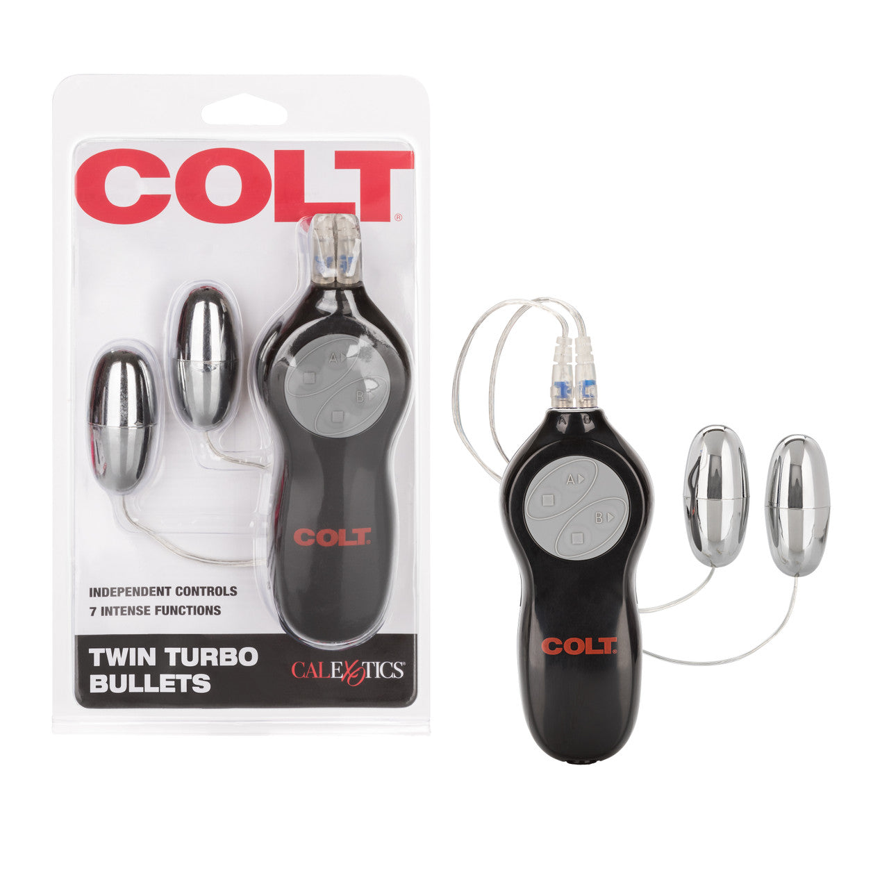 Colt 7 Function Twin Turbo Bullet Vibrator Bullet Vibrators