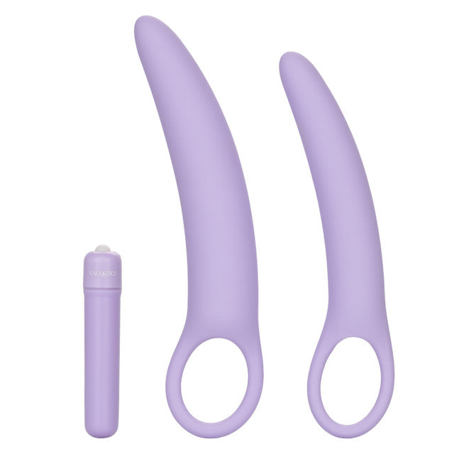 Dr Laura Berman Isabelle Vibrating Silicone Dilator Set Of 2 Clit Ticklers and Pulsators