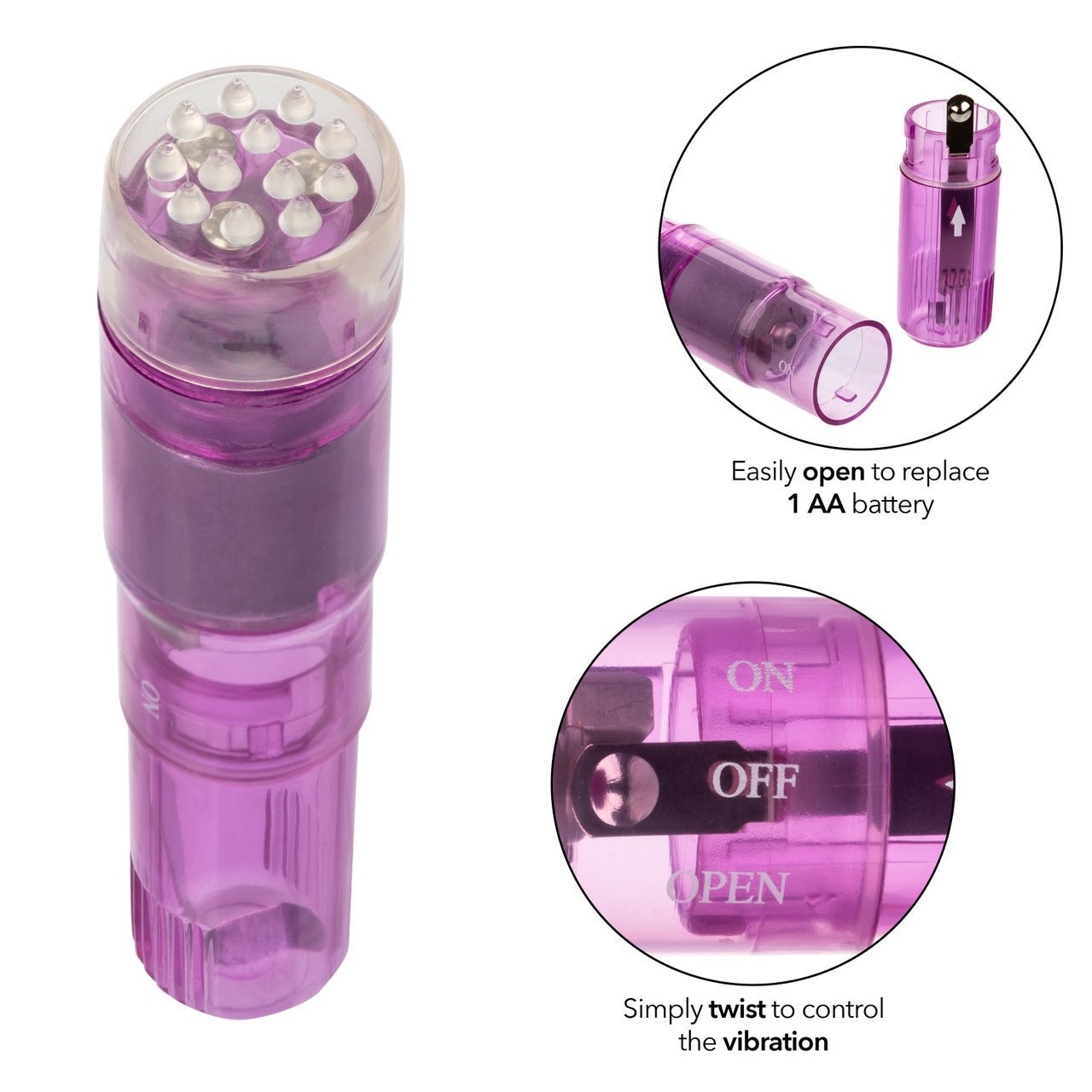 Dr. Laura Berman Athena Waterproof Mini Massager Personal Massagers