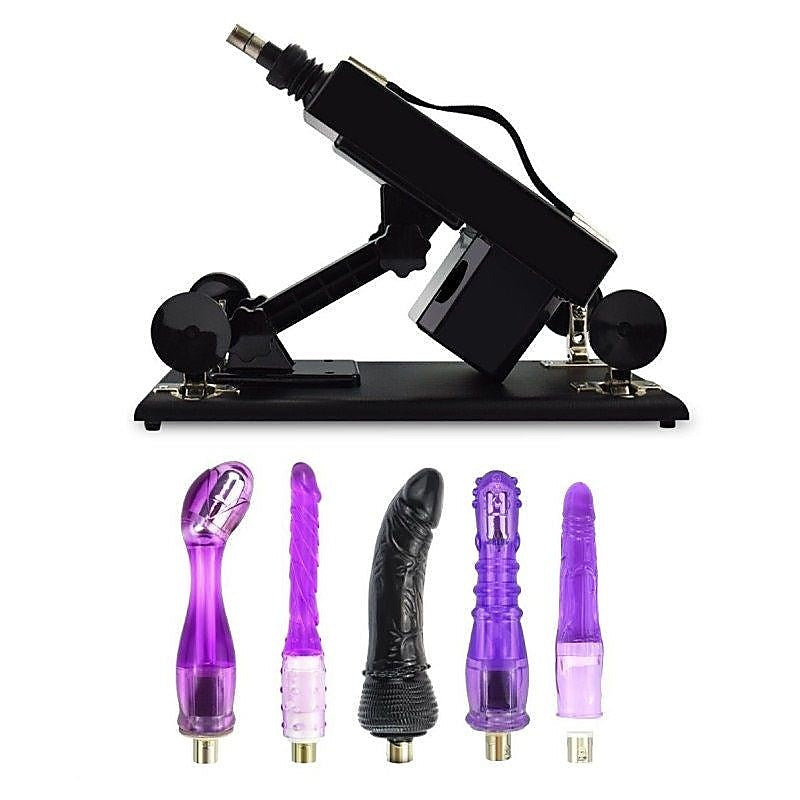 Sex Machine 3 Pin Non Realistic Attachments by BDStyle - Non-Realistic Dildos