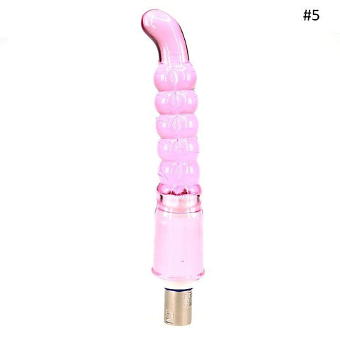 Sex Machine 3 Pin Non Realistic Attachments by BDStyle - Non-Realistic Dildos