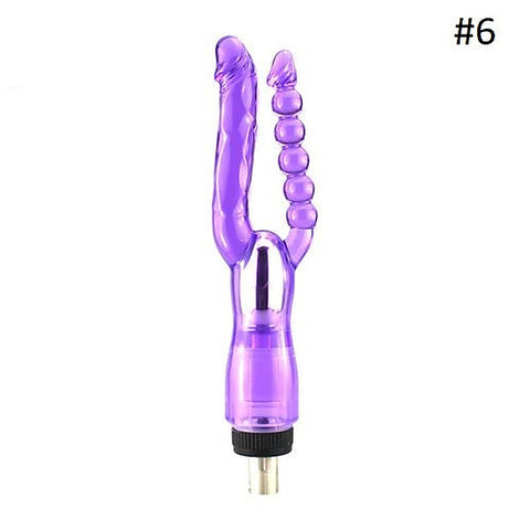 Sex Machine 3 Pin Non Realistic Attachments by BDStyle - Non-Realistic Dildos