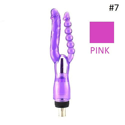 Sex Machine 3 Pin Non Realistic Attachments by BDStyle - Non-Realistic Dildos