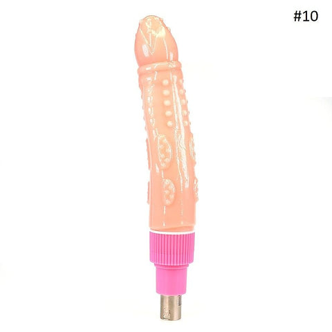 Sex Machine 3 Pin Non Realistic Attachments by BDStyle - Non-Realistic Dildos