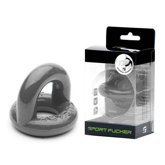 Sport Fucker Universal Cock & Balls Ring Grey - Ball and Cock Toys