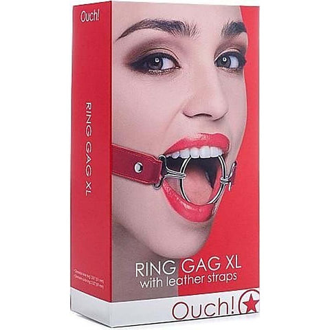 Professional Ouch Ring Gag XL by Shots Toys - Bondage Gags and Bits