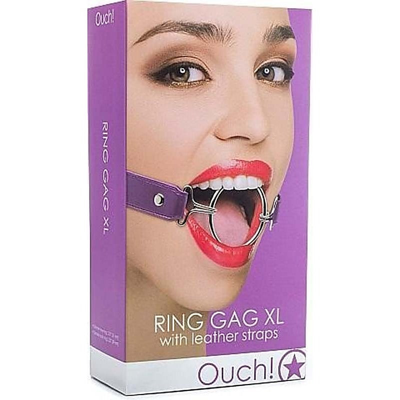 Professional Ouch Ring Gag XL by Shots Toys - Bondage Gags and Bits