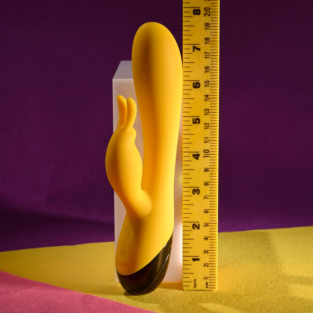 Selopa BUZZZ BUNNY Rechargeable Rabbit Vibrator Yellow Rabbit Vibrators
