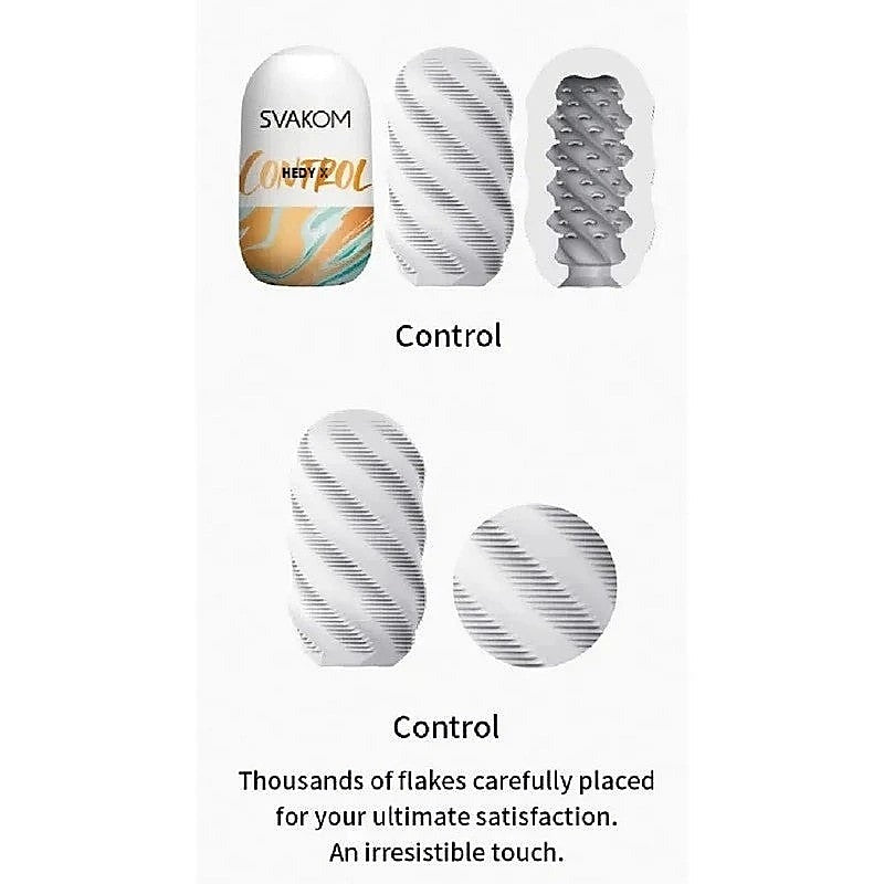 Hedy X-Control 5 Pack Male Masturbator Sleeve Set by Svakom - Masturbators and Strokers