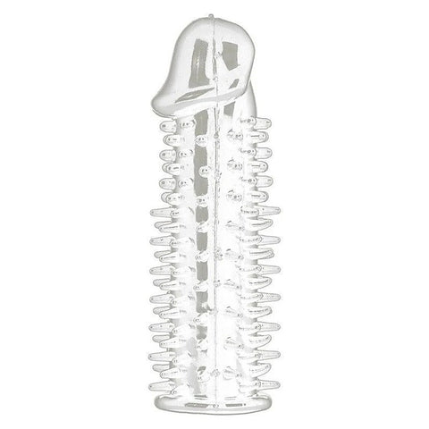 Realistic Spikey Penis Extension by Shots Toys - Pumps, Extenders and Sleeves