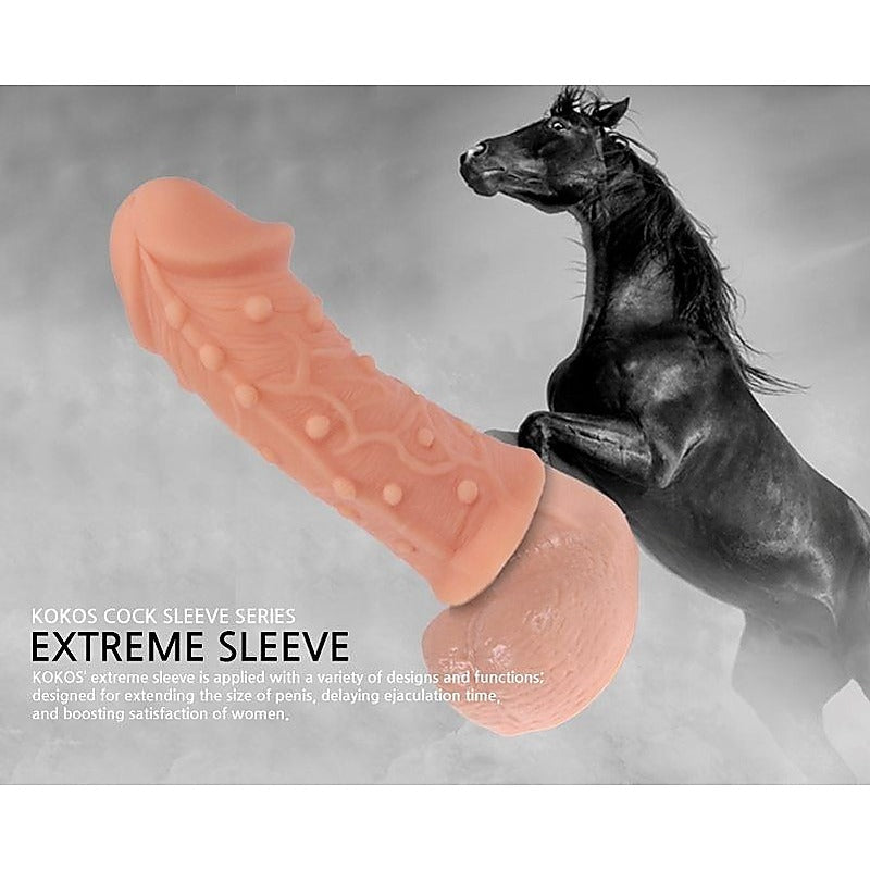 Extreme Penis Extensions Sleeve 10 by Kokos - Penis Sleeves and Extenders