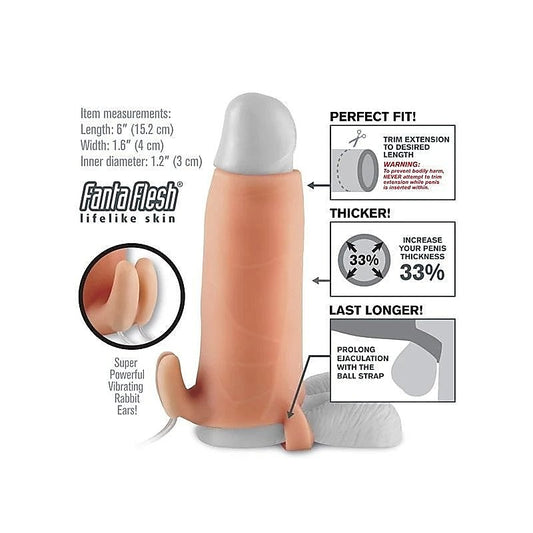 Fantasy X-Tensions Duo Clit Climax Penis Sleeves - Pumps, Extenders and Sleeves