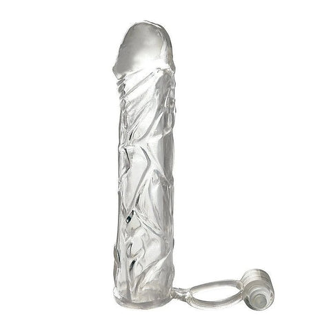 Fantasy X-Tensions Vibrating Super Penis Sleeve - Pumps, Extenders and Sleeves
