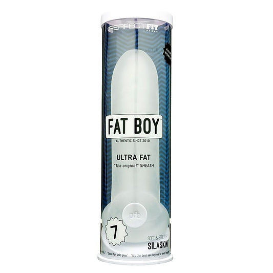 Perfect Fit Fat Boy Original Ultra Fat Clear - Penis Sleeves and Extenders