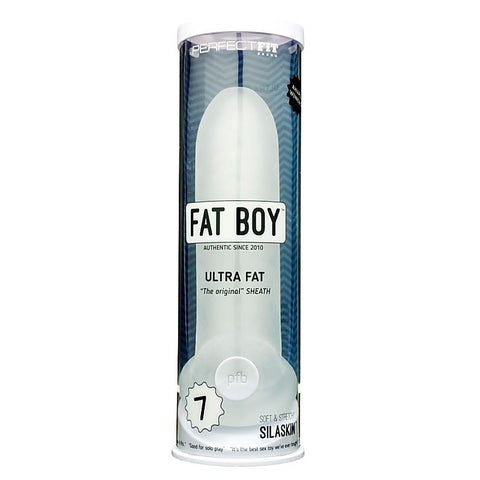 Perfect Fit Fat Boy Original Ultra Fat Clear - Penis Sleeves and Extenders