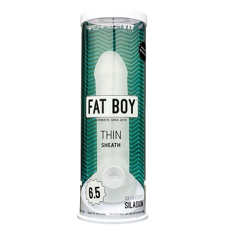 Perfect Fit Fat Boy Thin Clear - Penis Sleeves and Extenders