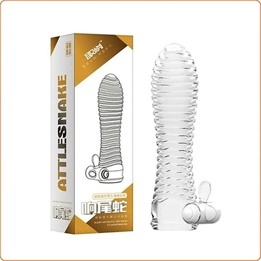 Attlesnake Super-stretchy Vibration Crystal Sleeves - Pumps, Extenders and Sleeves