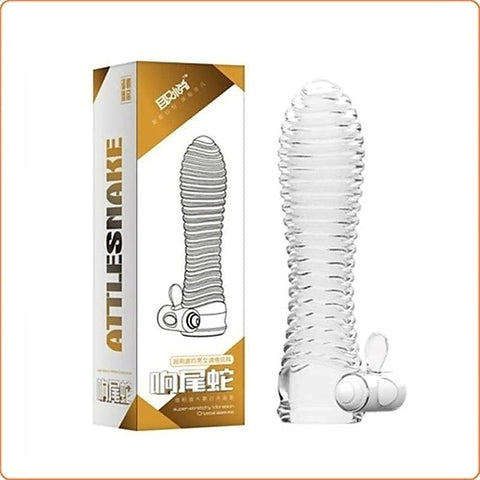 Super-stretchy Vibration Crystal Sleeves by BDStyle - Pumps, Extenders and Sleeves