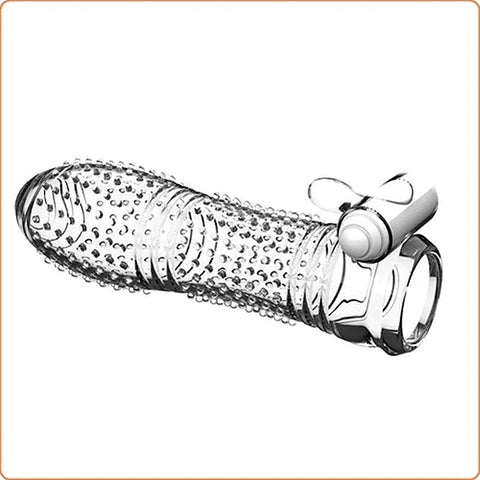 Bola Super-Stretchy Vibration Crystal Sleeves by BDStyle - Pumps, Extenders and Sleeves