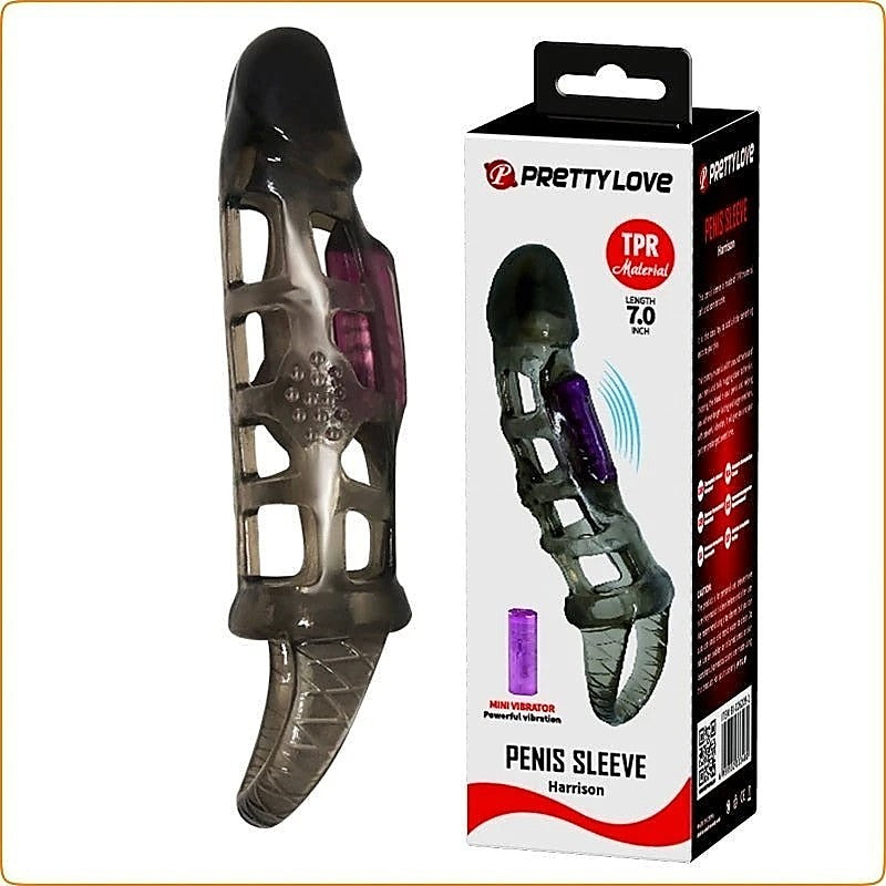 Vibration Crystal Penis Sleeve by BDStyle - Pumps, Extenders and Sleeves