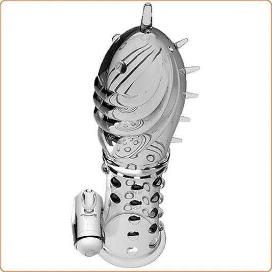 Sensual Bliss - BDStyle's Vibrating Crystal Penis Sleeve - Pumps, Extenders and Sleeves