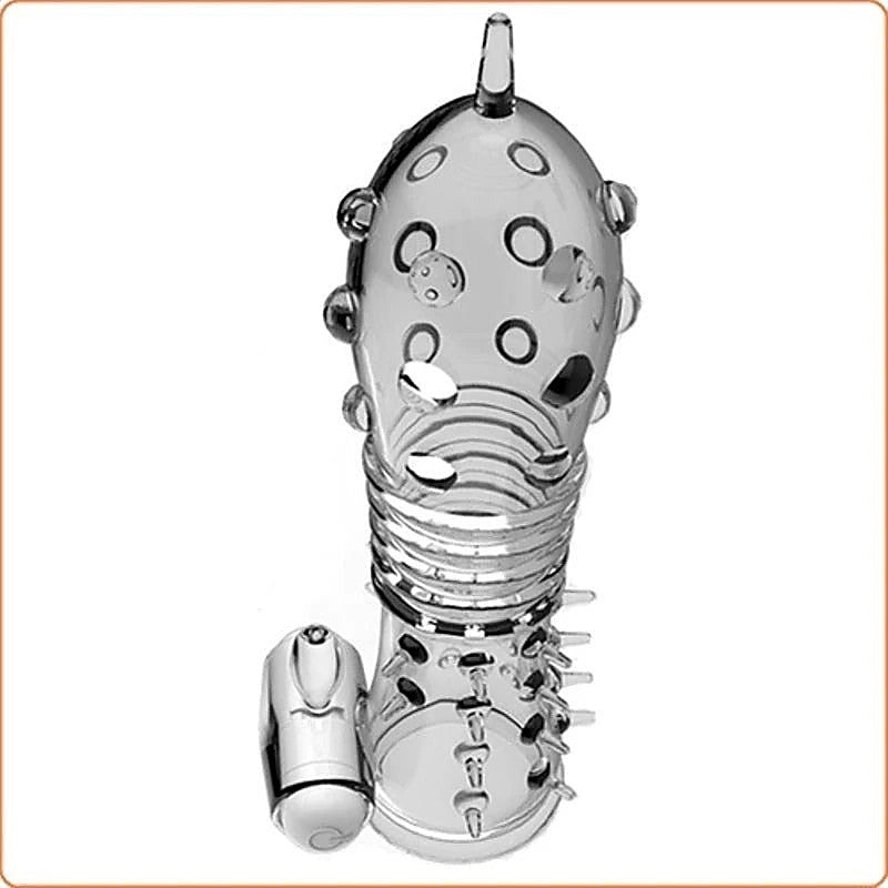 Scorpion Vibration Crystal Penis Sleeve - Pumps, Extenders and Sleeves