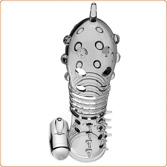Scorpion Vibration Crystal Penis Sleeve - Pumps, Extenders and Sleeves