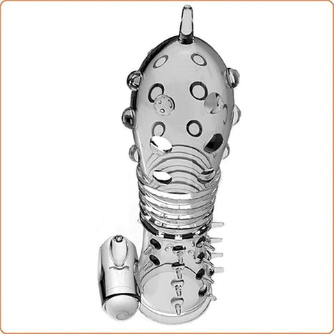 Scorpion Vibration Crystal Penis Sleeve - Pumps, Extenders and Sleeves